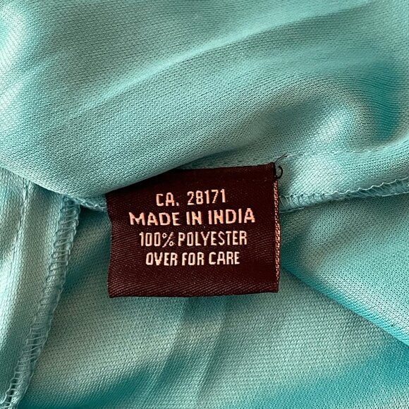 Boho Paisley Print Chiffon Maxi Dress NWT - Picture 10 of 11